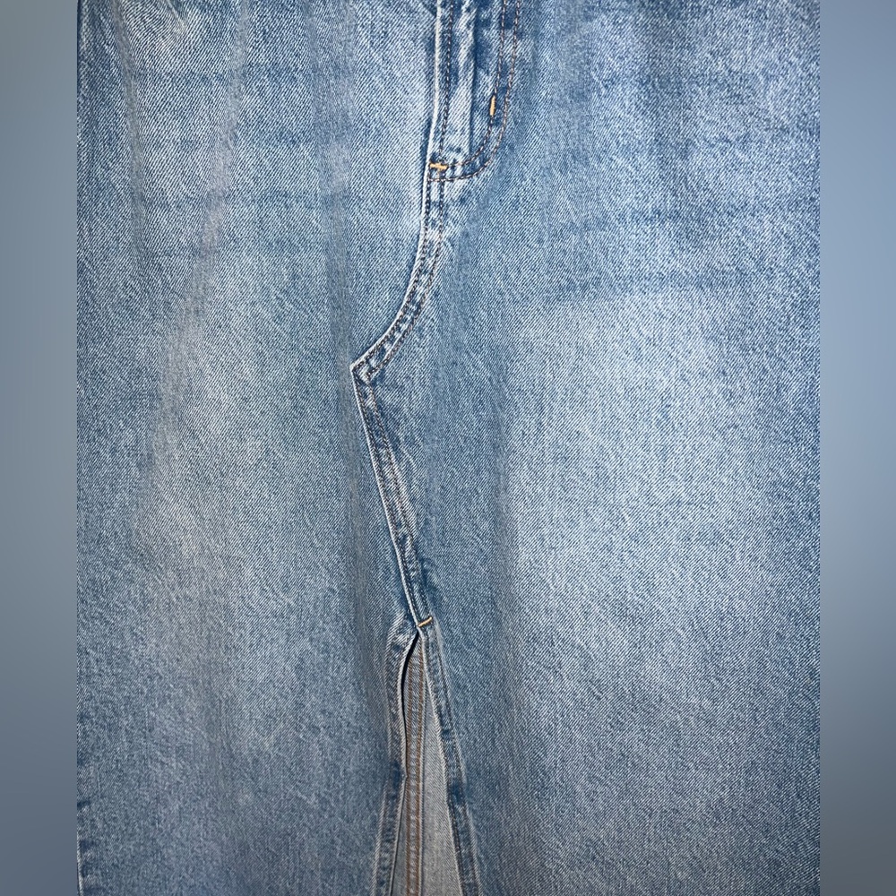 Denim Forum The 90s Vintage Jean Skirt - Picture 6 of 8